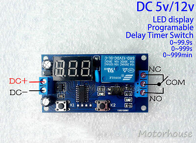 FD00 12V 16A LCD Digital Display Programmable Timer Relay Switch f Light Water