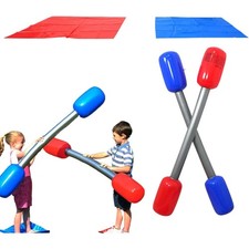 Inflatable Gladiator Game Set with Inflatable Batons, 2PCS Pugil Sticks Outdoor