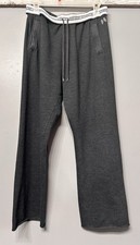 VTG Victoria Secret PINK Sweatpants Gray Wide Leg Baggy Boyfriend Y2k Si G2U