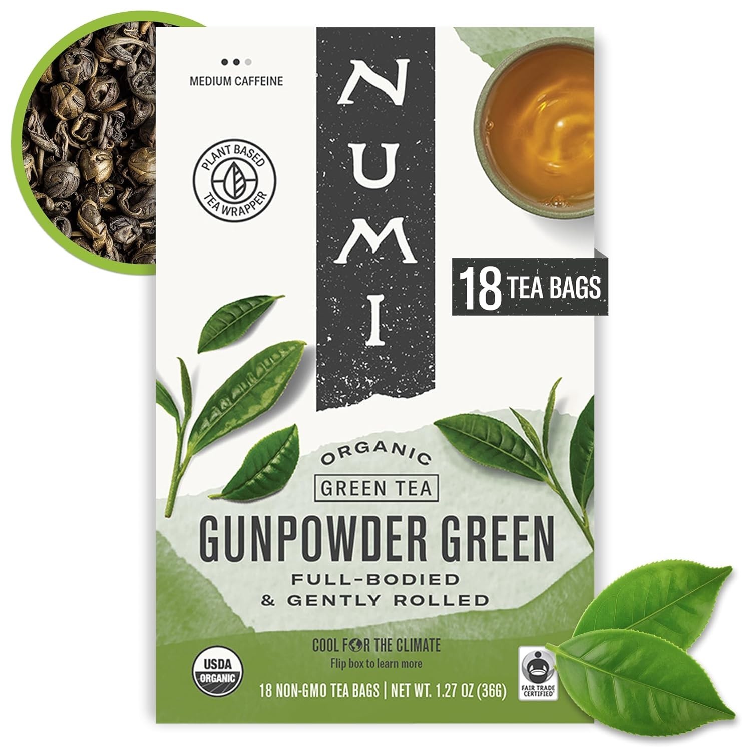 S & Teasans - Gunpowder Green (18/box) New