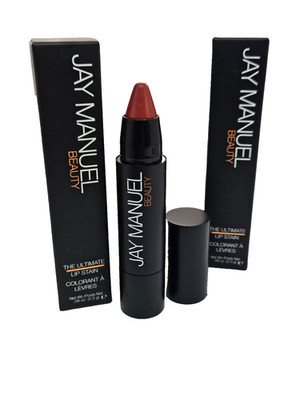 Jay Manuel Beauty The Ultimate Lip Stain STILETTO .08oz./2.3g (LOT OF 2) NIB