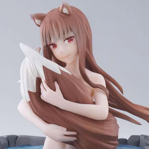 Figurine Holo Wise Wolf de Thermae Utopia en PVC haute qualité, édition collector