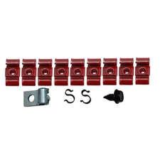 Fuel Line Clip Clamp Bracket Kit 3/8" and 1/4 Return 1965-66 Chevrolet Impala