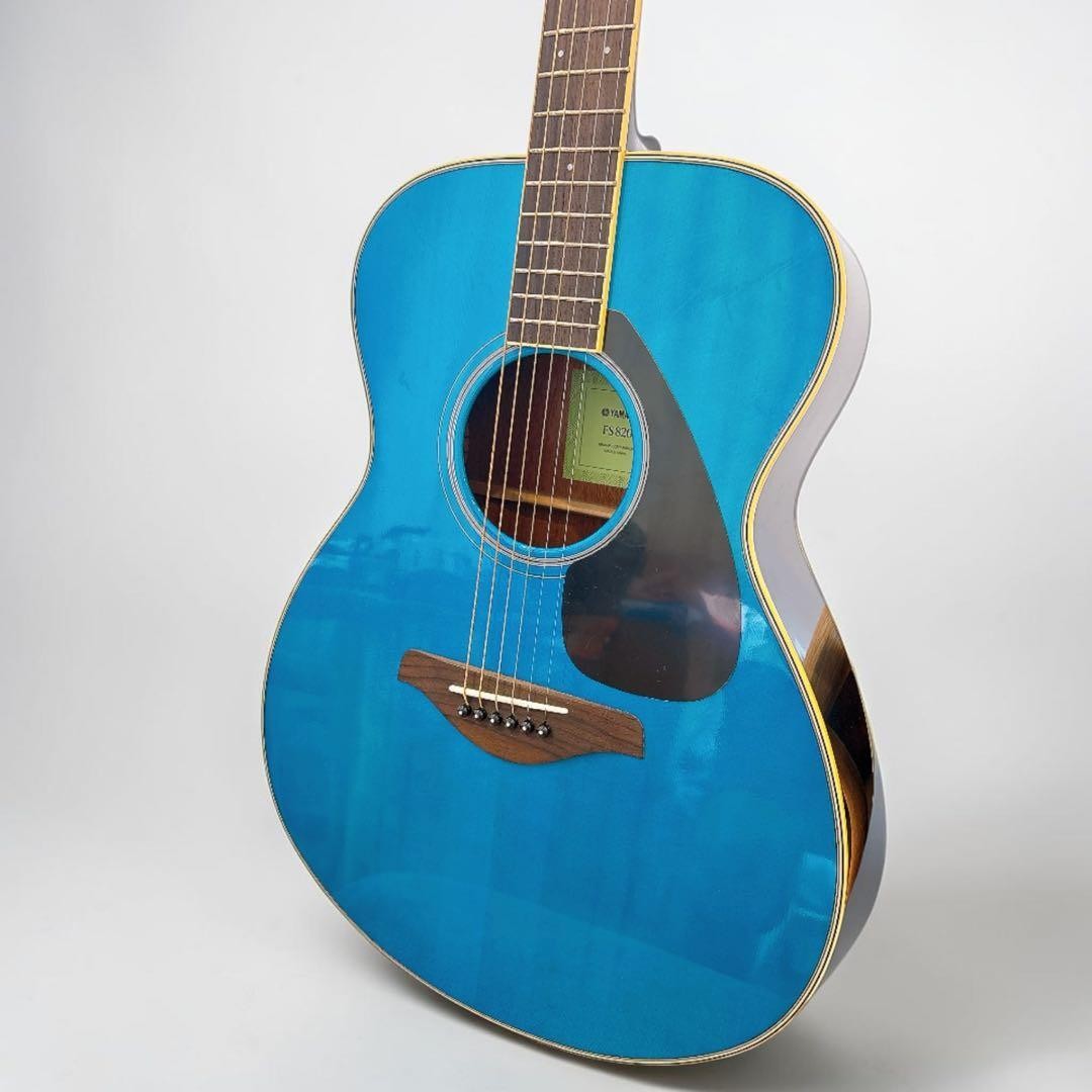 YAMAHA FS820 Acoustic Guitar Turquoise Snubbull FG FS Series Guitar