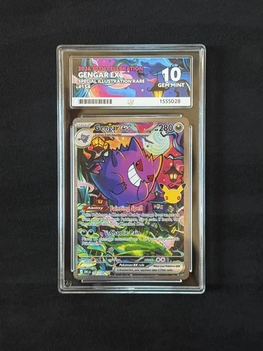 Pokemon Gengar EX 154/128 Ace 10 30th Celebration Anniversary PERFECT SUBS
