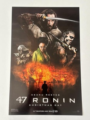 47 Ronin (2013) Mini One Sheet Movie Poster Keanu Reeves Hiroyuki Sanada