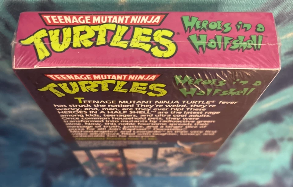 Teenage Mutant Ninja Turtles VHS Heroes In A Halfshell NOS Sealed WATERMARKS - Image 2 of 4
