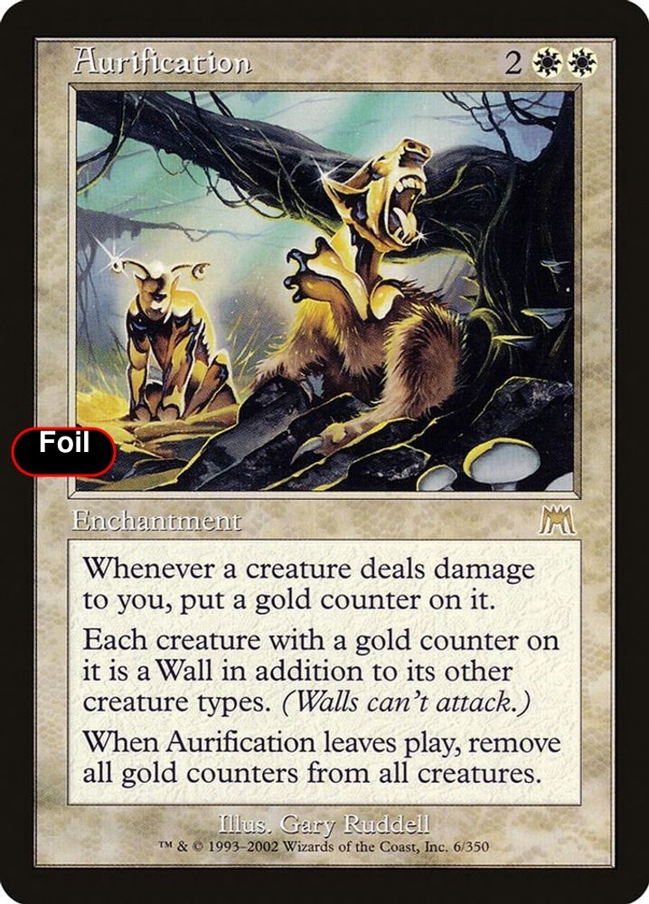Foil Aurification - 6 - HP - Onslaught