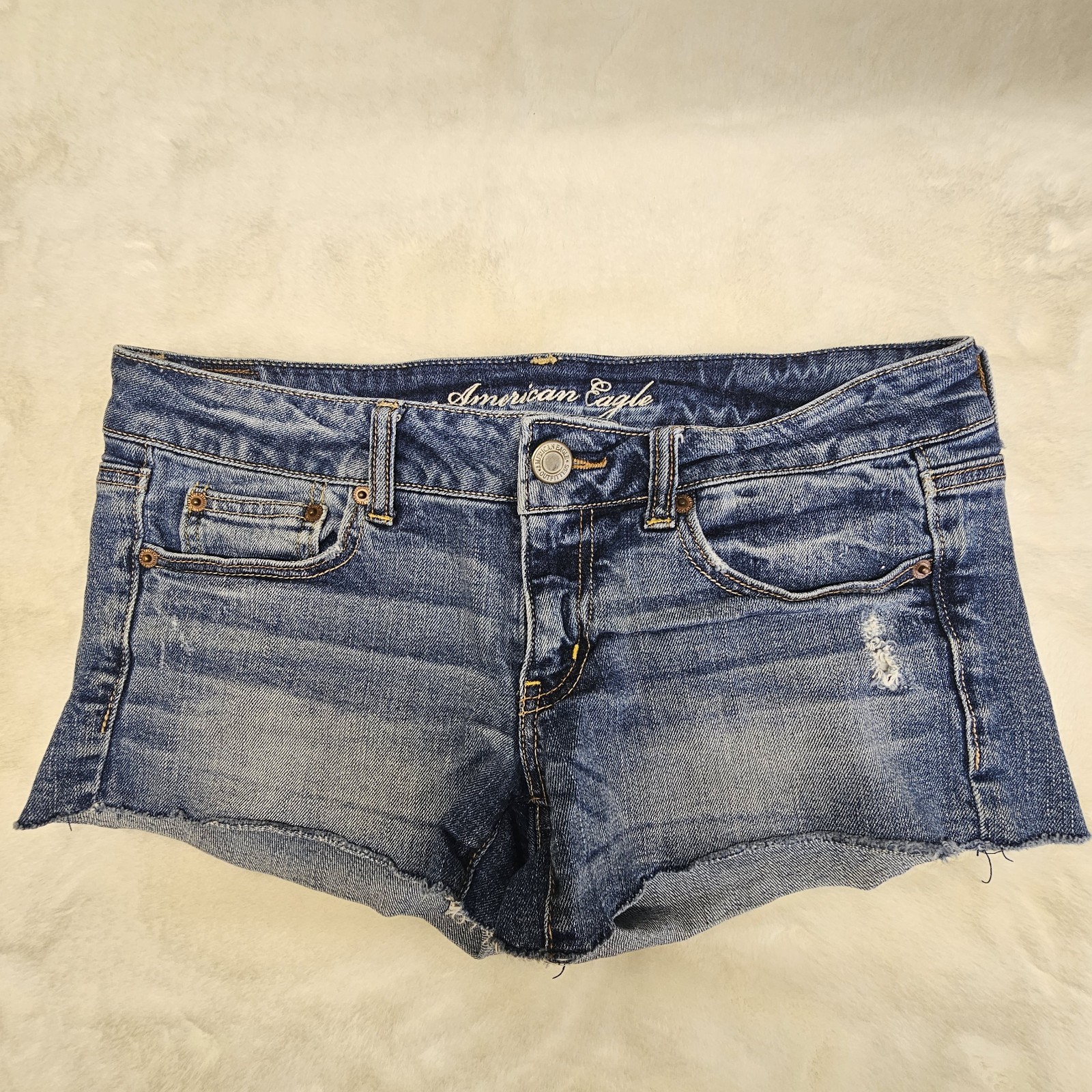 American Eagle Women's Stretch Cutoff Jean Shorts Size 6