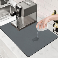 40 X 60 Cm Abtropfmatte Geschirr, Schnelltrocknend Abtropfmatte SpüLe, Rutschfes