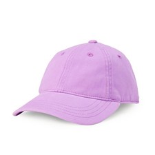 Baseballkappe Kinder Unisex Gewaschene Baumwolle Verstellbar Lavendel M-L