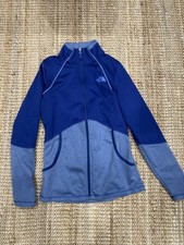 Women s The North Face Blue Colorblock Full Zip Track Jacket size small