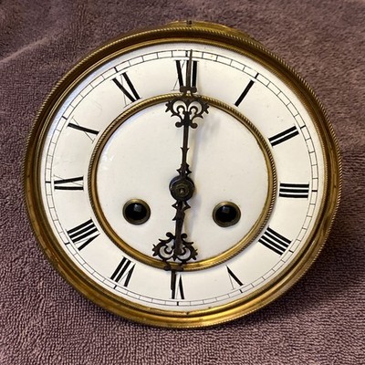 Antique Werner Deponirt German Regulator Wall Clock Movement Working Part Repair