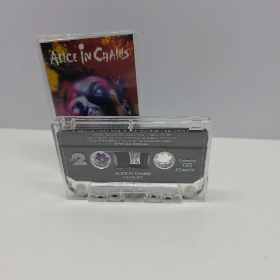 Vintage Alice in Chains - Facelift  Cassette Tape 90s Grunge Metal Album TESTED Foto 4 de 4