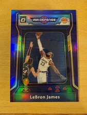 2020-21 Panini Donruss Optic - Air Defense LeBron James #3 Purple Prizm