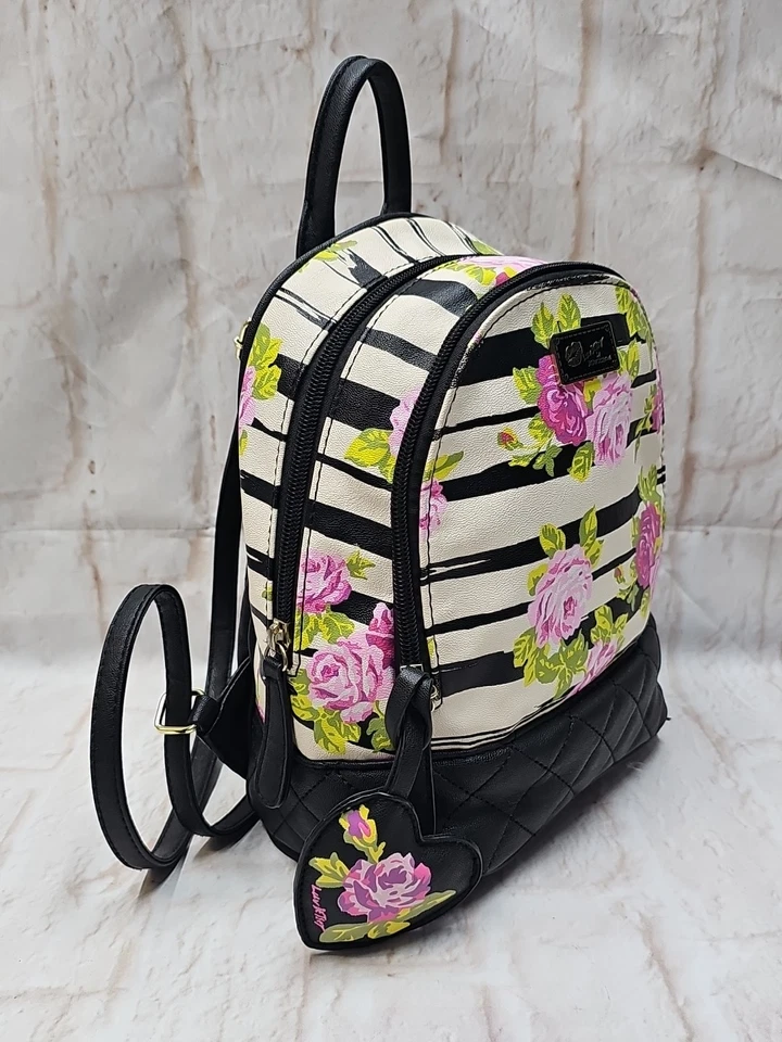 LUV BETSEY Betsey Johnson Floral Mini Backpack Purse - Image 3 of 4