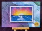 “Caribbean” MM#71-ACEO Watercolor OOAK Tropical Landscape — photo 1