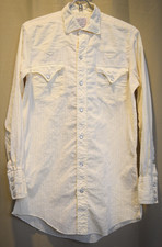 Vintage 1950s H Bar C Ranchwear Long Tail Pearl Snap Mens Shirt Western Cowboy