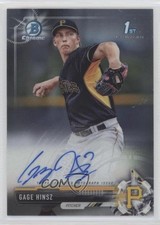 2017 Bowman Chrome Prospect Auto Gage Hinsz #CPA-GH Auto 11b4