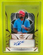 VICTOR SCOTT II Bronze /99 RC AUTO - 2024 Leaf Baseball Trinity Clear #CA-VS1