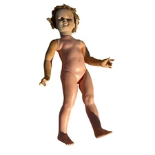 VTG 60s SAYCO 36" PLAYPAL Type Doll Blonde Hair Hazel Green Eyes - READ