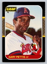 1987 Leaf #152 Gary Pettis