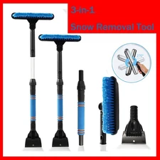 27" For Car Truck SUV Windshield Remover Scraper Car Snow Brush with Ice Scraper