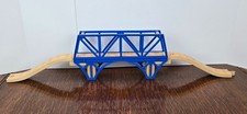 Thomas Friends Wooden Railway Blue Sodor Bay Suspension Bridge  Track Clickety