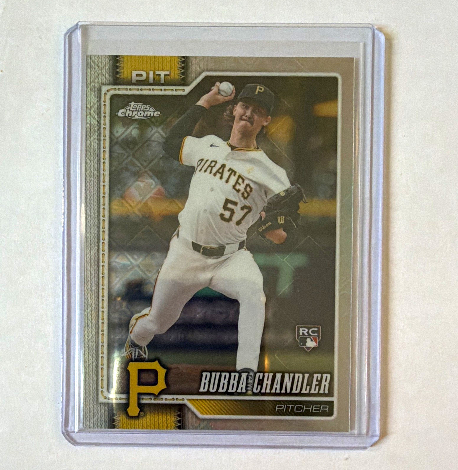 Topps 2026 Series 1 Bubba Chandler RC LogoFractor #283 Pirates
