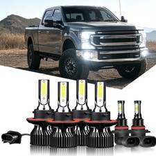 For Ford F250 F350 F450 2005-2019 Led Headlight Hilofog Light Bulbs 10000lm For Ford F250 F350 F450 2005-2019 Led Headlight Hilofog Light Bulbs 10000lm