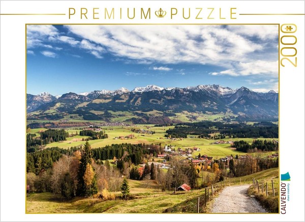 Calvendo Puzzle Blick Auf Ofterschwang | 2000 Teile Lege-GrößE 90 × 67 Cm Foto-P-image