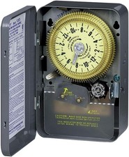 Intermatic T1975 Electromechanical Timer SPDT 24 Hour 125V With 7 Day Skipper