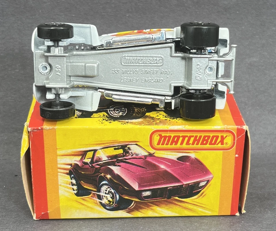 Matchbox Lesney Superfast '33 Willys Street Rod #69 MIB Grey Painted Base - Image 4 of 4