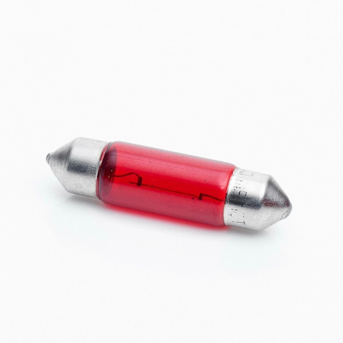 10 x 12V 5W 415mA 0,415A S8,5 SV8,5 Soffitte 10x36 / Bombilla C5W ROJO / ROJO