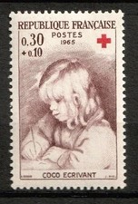 1965 TIMBRE FRANCE NEUF LUXE ** N° 1467 ** CROIX ROUGE / RENOIR