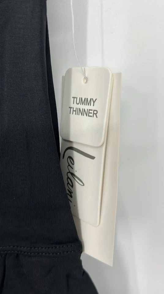 Leilani NWT Black Swim Skirt Tummy Control Skirtini Swim Bottoms Size 8 - Image 2 of 4