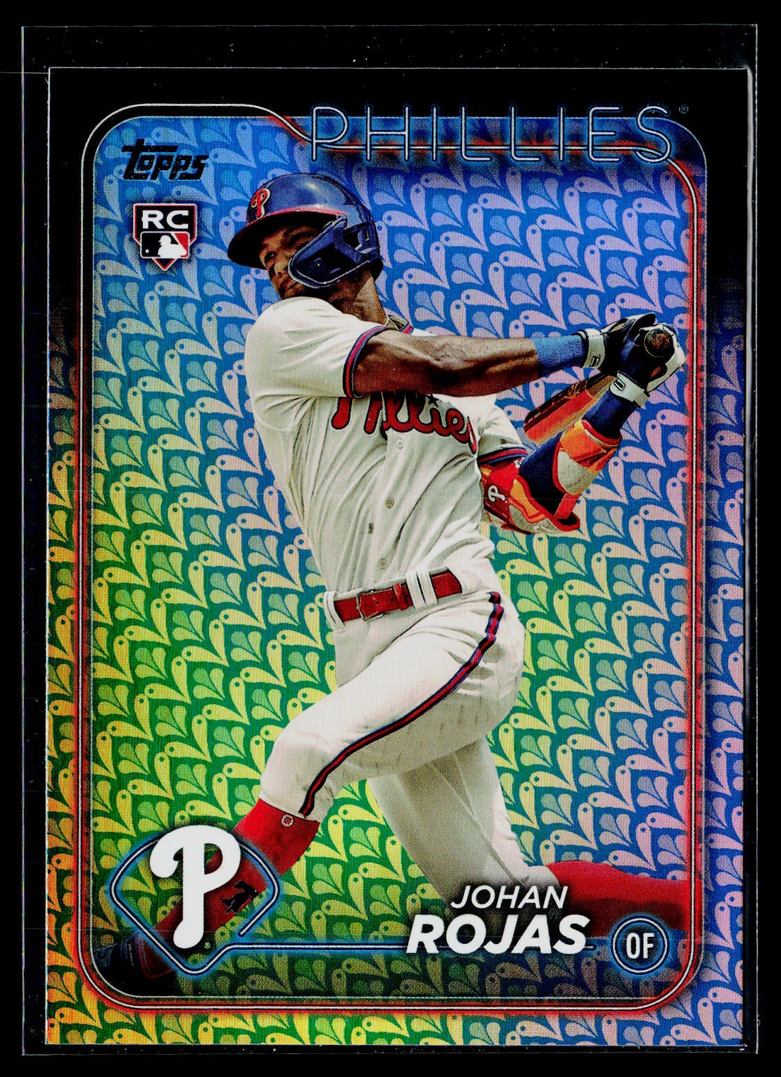 Johan Rojas 2024 Topps #209 Holiday Philadelphia Phillies