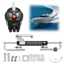 VEVOR Hydraulisches Außenborder-Lenkset 90 PS Steuerpumpe mit Zylinder 6,9MPa