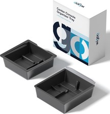 Car Center Console Organizer for Tesla Model Y 2025-2026 Black