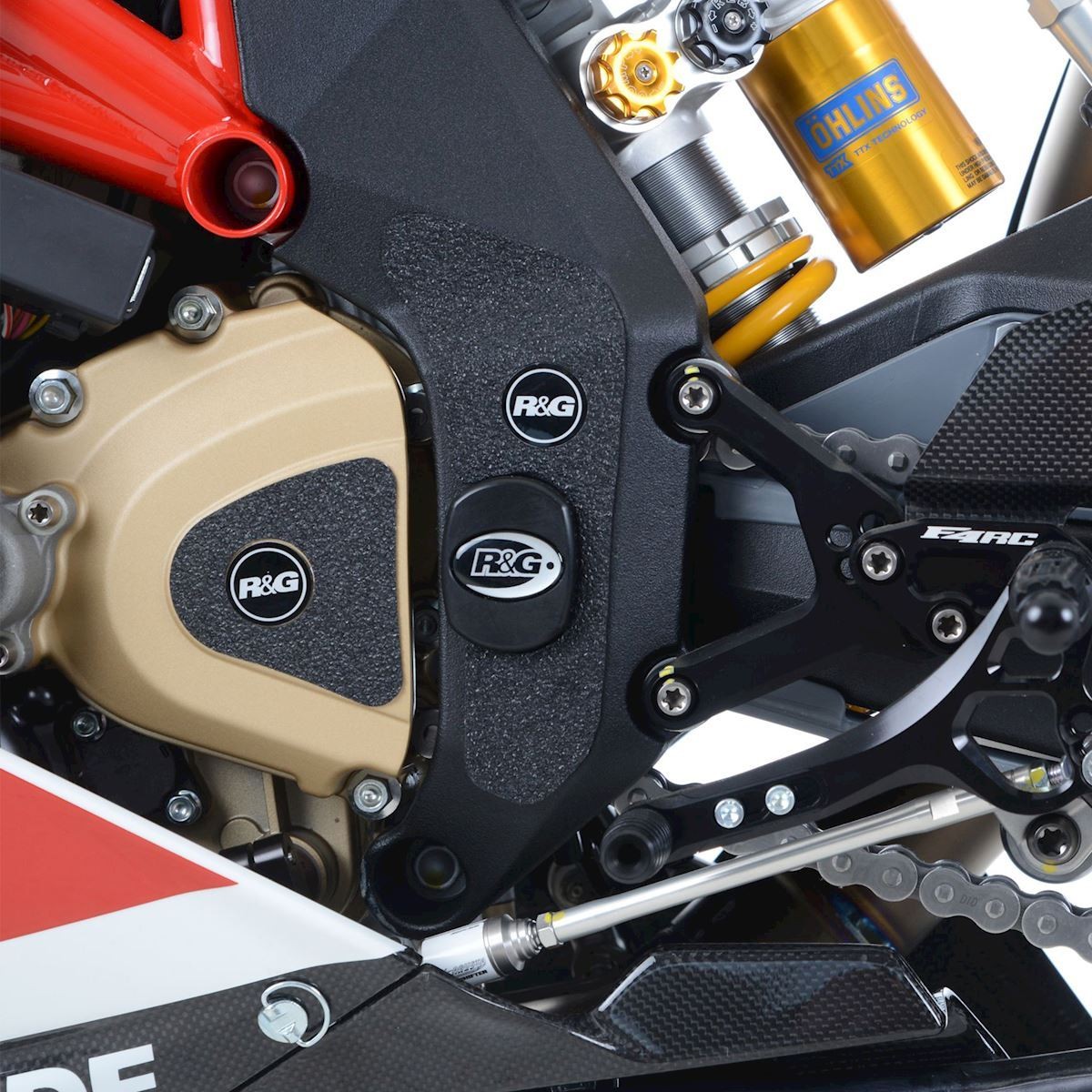 R&G Boot Guard Kit Black (3-Piece) MV Agusta F4 RR 2017 - 2018