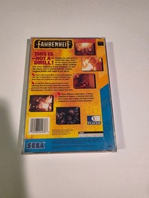 Fahrenheit (Sega 32X CD, 1995) ☆ Complete ☆
