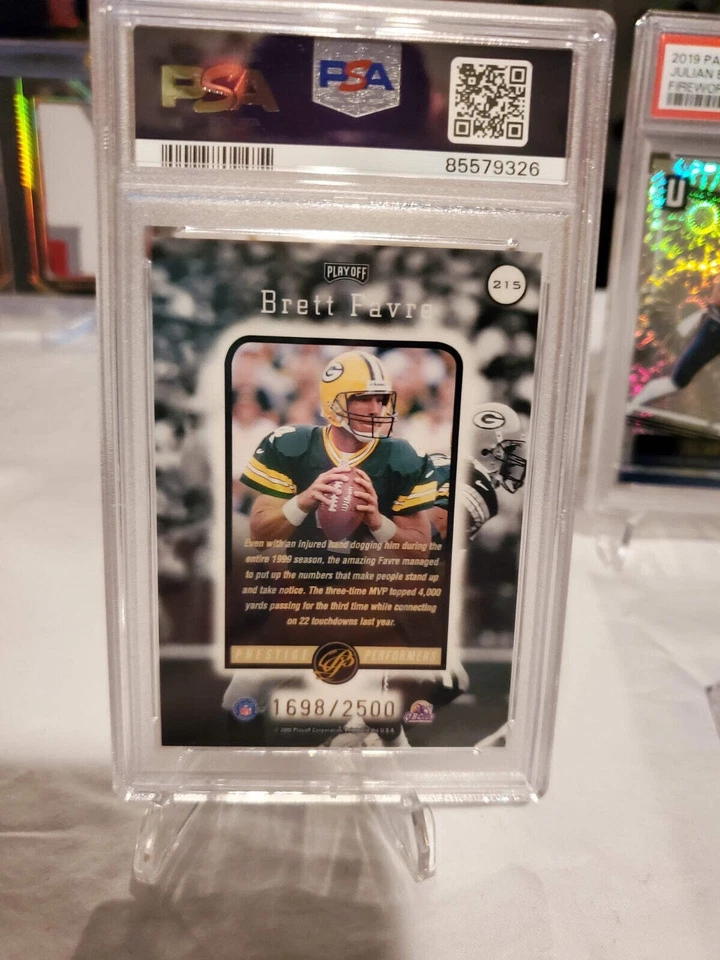 2000 Playoff Prestige Brett Favre Psa 8 - Image 2 of 4