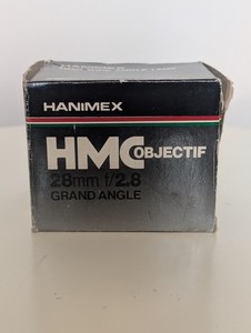 Hanimex- HMC Wide Angle Lens 28mm for Pentak PK Mount