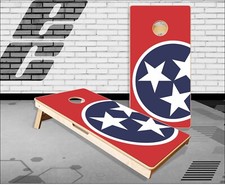 Tennessee Large Star Cornhole Boards Bean Bag Toss Game