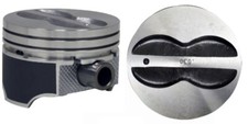 Flat Top Hypereutectic Pistons For 67-90 Chevrolet 5.7350 .060 Oversized