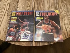 Lot Of 2 1990’s Tuff Stuff Trading Card Magazine Michael Jordan Shaq NBA Exc