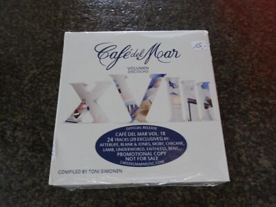 CD NEU Verschweisst Cafe Del Mare 18 Promo Cardsleeve 2 CDs Nr.119