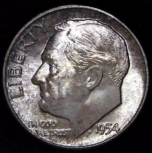 1954-P 10C Roosevelt Dime BU 90% Silver 22owc1212