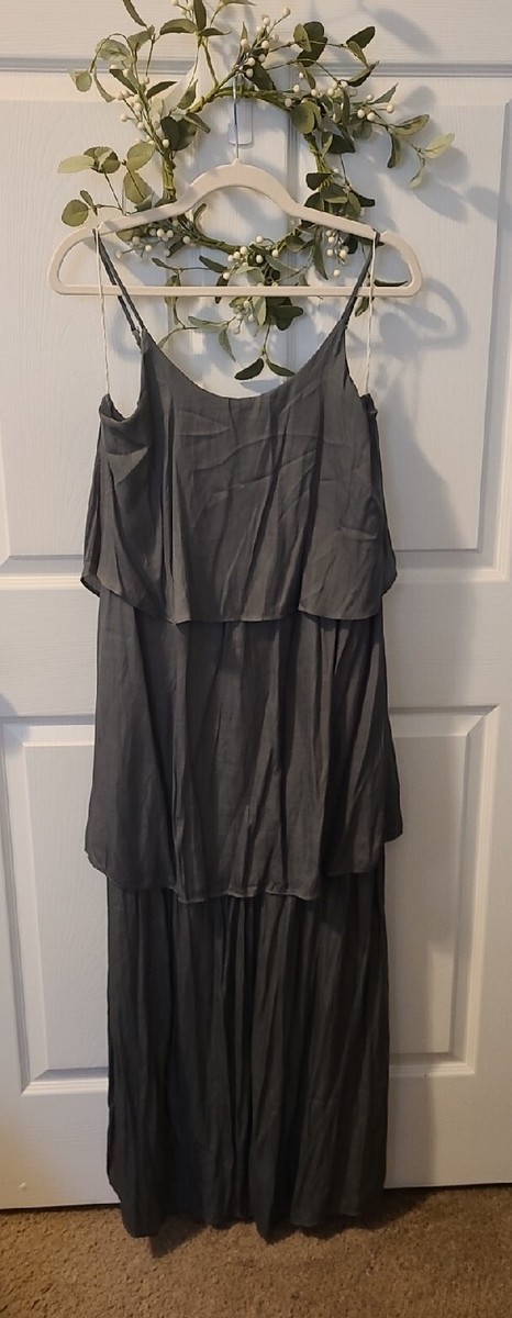 mustard seed grey dress Maxi Dress, Feminine and flowing!! Amazing dress!! Size Small Womens dresses