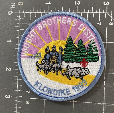 Wright Brothers Distrikt Klondike 1999 Aufnäher BSA Junge Scouts Miami Tal Rat